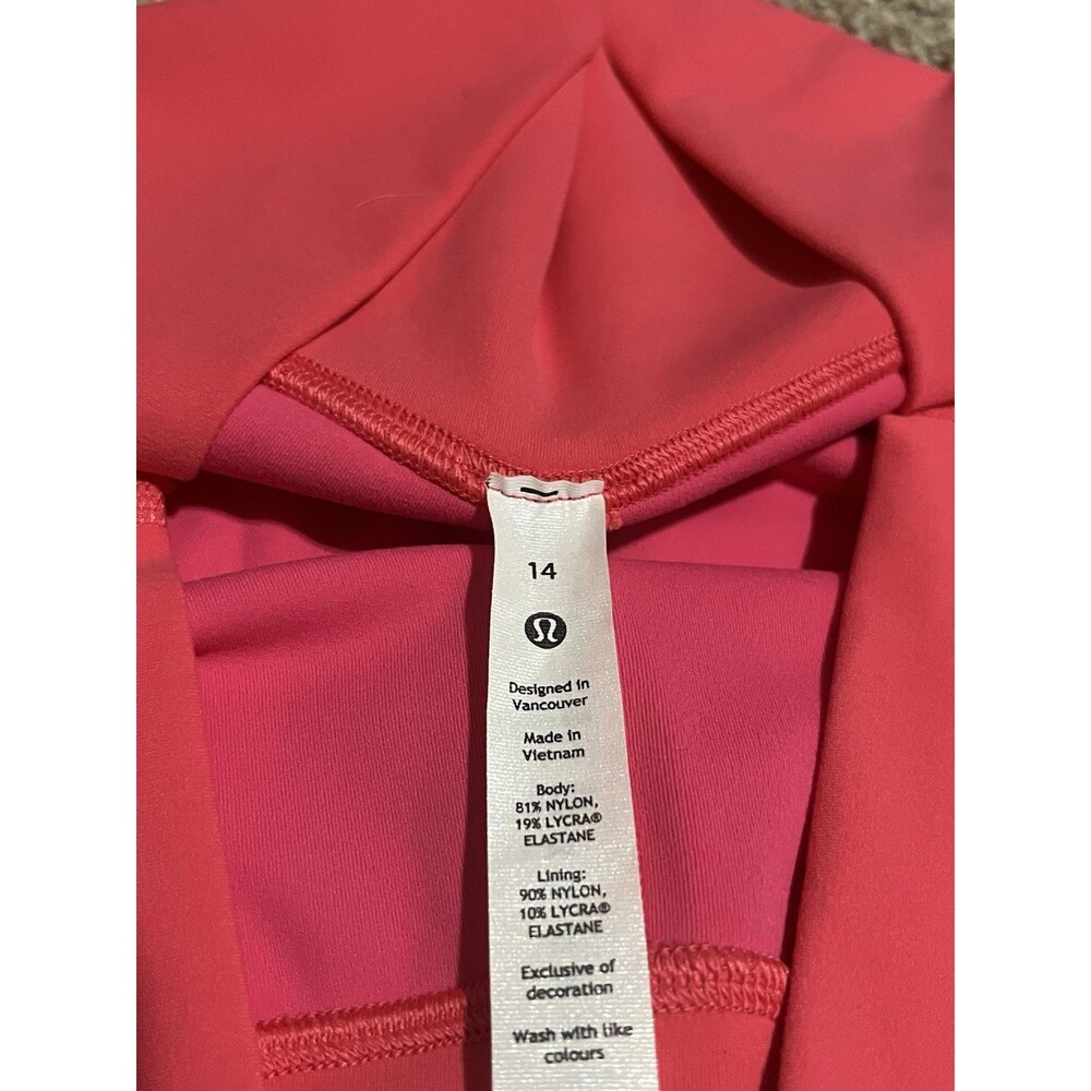Lululemon Align HR High Rise Pant 28” Leggings Lip Gloss Pink Size 14 Nulu Yoga - Picture 4 of 12
